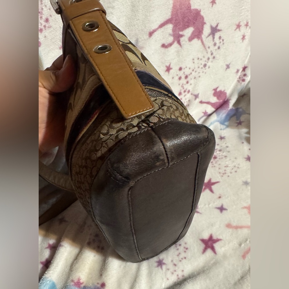 Coach Patchwork Hobo Convertible Bag - Picture 5 of 11